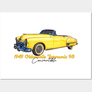 1949 Oldsmobile Futuramic 98 Convertible Posters and Art